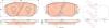 TRW GDB3527 Brake Pad Set, disc brake