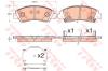 TRW GDB3618 Brake Pad Set, disc brake