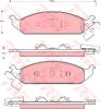TRW GDB4016 Brake Pad Set, disc brake
