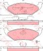 TRW GDB4045 Brake Pad Set, disc brake