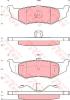 TRW GDB4119 Brake Pad Set, disc brake
