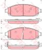 TRW GDB4136 Brake Pad Set, disc brake