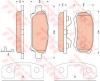 TRW GDB4143 Brake Pad Set, disc brake