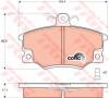 TRW GDB458 Brake Pad Set, disc brake