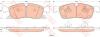 TRW GDB4603 Brake Pad Set, disc brake