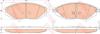 TRW GDB4606 Brake Pad Set, disc brake