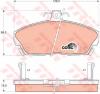 TRW GDB496 Brake Pad Set, disc brake