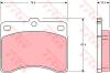 TRW GDB736 Brake Pad Set, disc brake