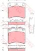 TRW GDB791 Brake Pad Set, disc brake