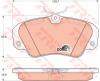 TRW GDB957 Brake Pad Set, disc brake