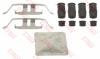 TRW PFK682 Accessory Kit, disc brake pads