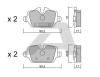 AISIN BPBM-2008 (BPBM2008) Brake Pad Set, disc brake
