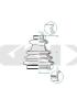 SPIDAN 190969 Bellow, driveshaft