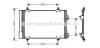 AVA QUALITY COOLING CNA5283D Condenser, air conditioning