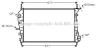 AVA QUALITY COOLING FD2376 Radiator, engine cooling