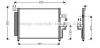 AVA QUALITY COOLING HY5081D Condenser, air conditioning