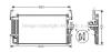 AVA QUALITY COOLING HY5092D Condenser, air conditioning