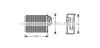 AVA QUALITY COOLING MSA6400 Heat Exchanger, interior heating