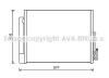 AVA QUALITY COOLING OL5560D Condenser, air conditioning