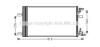 AVA QUALITY COOLING OLA5499D Condenser, air conditioning