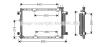 AVA QUALITY COOLING SZ5075D Condenser, air conditioning