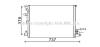 AVA QUALITY COOLING VOA5152D Condenser, air conditioning