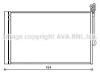 AVA QUALITY COOLING VW5334D Condenser, air conditioning