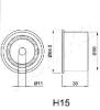 ASHIKA 45-0H-015 (450H015) Tensioner, timing belt