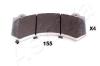 ASHIKA 50-01-155 (5001155) Brake Pad Set, disc brake