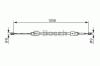 BOSCH 1987477692 Cable, parking brake