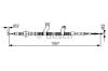 BOSCH 1987482354 Cable, parking brake