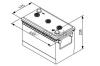 BOSCH 0092T30630 Starter Battery; Starter Battery