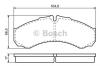 BOSCH 0986424833 Brake Pad Set, disc brake