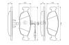BOSCH 0986461764 Brake Pad Set, disc brake