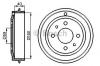 BOSCH 0986477083 Brake Drum