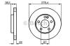 BOSCH 0986479186 Brake Disc