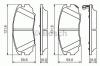 BOSCH 0986494279 Brake Pad Set, disc brake
