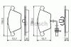 BOSCH 0986494283 Brake Pad Set, disc brake