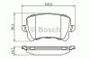 BOSCH 0986494344 Brake Pad Set, disc brake