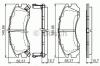 BOSCH 0986495013 Brake Pad Set, disc brake