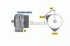 BOSCH 0124615041 Alternator