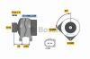 BOSCH 0986080090 Alternator