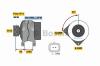 BOSCH 0986080400 Alternator