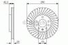 BOSCH 0986479919 Brake Disc