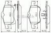 BOSCH 0986494508 Brake Pad Set, disc brake
