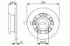 BOSCH 0986479A50 Brake Disc