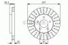 BOSCH 0986479U01 Brake Disc