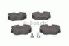 BOSCH 0986494058 Brake Pad Set, disc brake