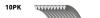 GATES 10PK1505ES V-Ribbed Belts