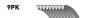 GATES 9PK2870ES V-Ribbed Belts